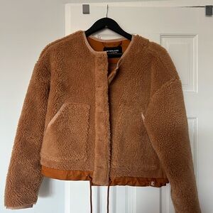 Everlane Women's Tan Shearling Jacket